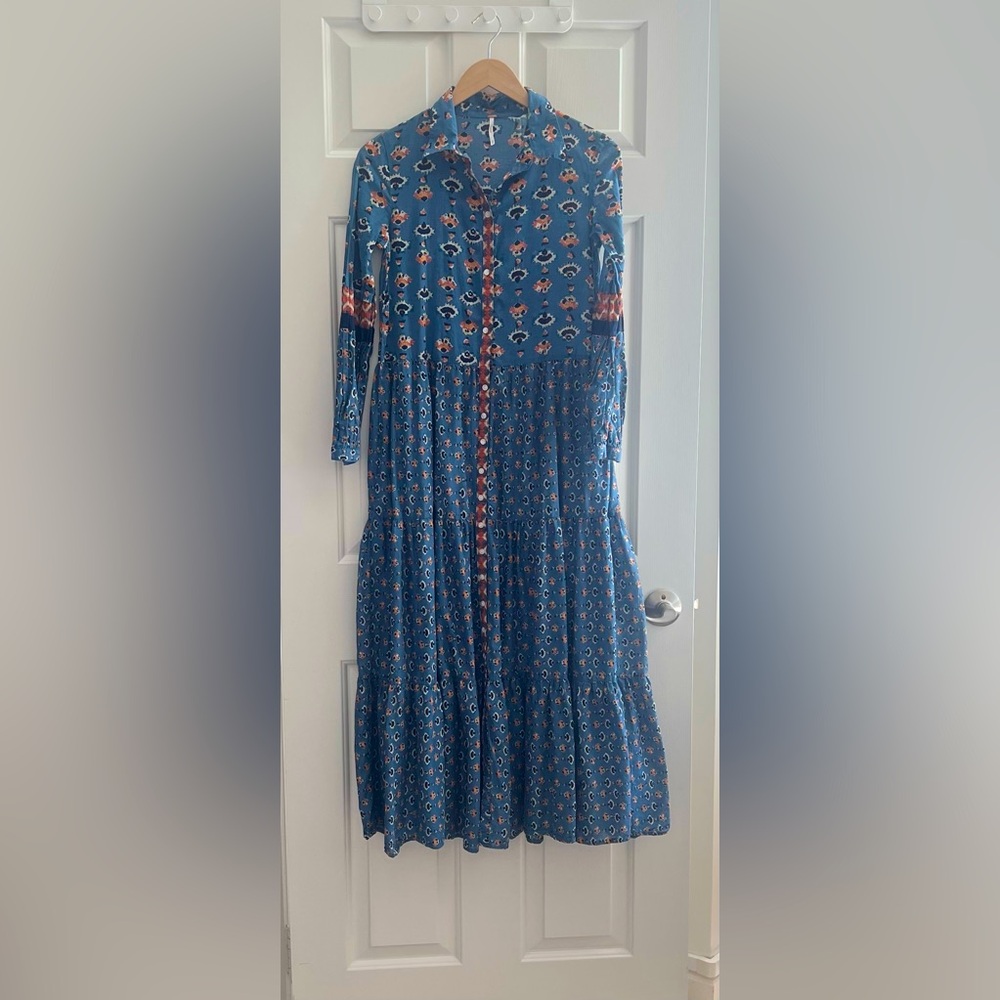 Free People maxi dress Cotton size XS
